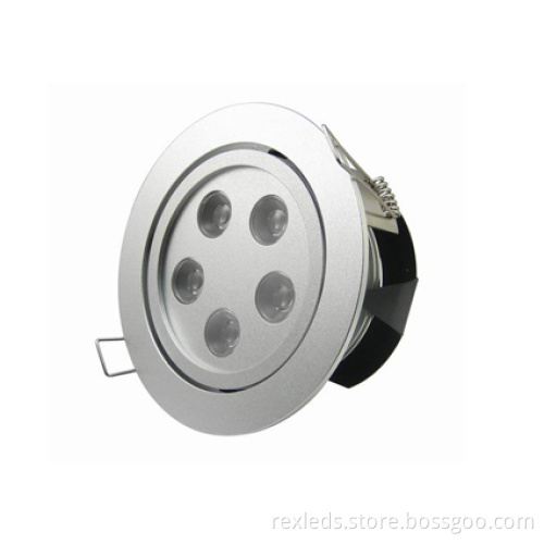 High Power 5w Led Down Lighting Fixtures, Rex-d026 Indoor Led Ceiling Lights, 5500-6000k